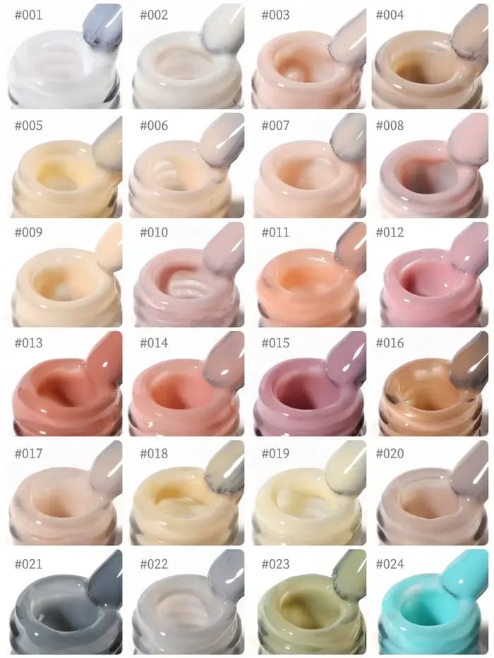 24 couleurs 15ML glaçage couleur Gel vernis à ongles Semi Permanent Nail Art trempage UV LED Salon d