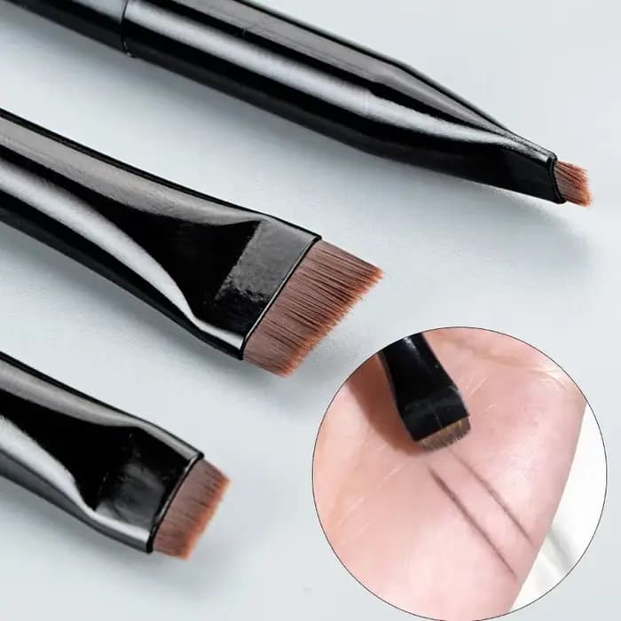 Karsyngirl-Pinceau eyeliner portable plat et fin pour contour des yeux