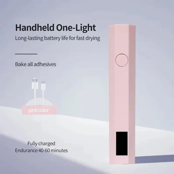 YIKOOLIN pratique lampe sèche-ongles à main UV/LED durcissement des ongles tout le vernis Gel outil d'art