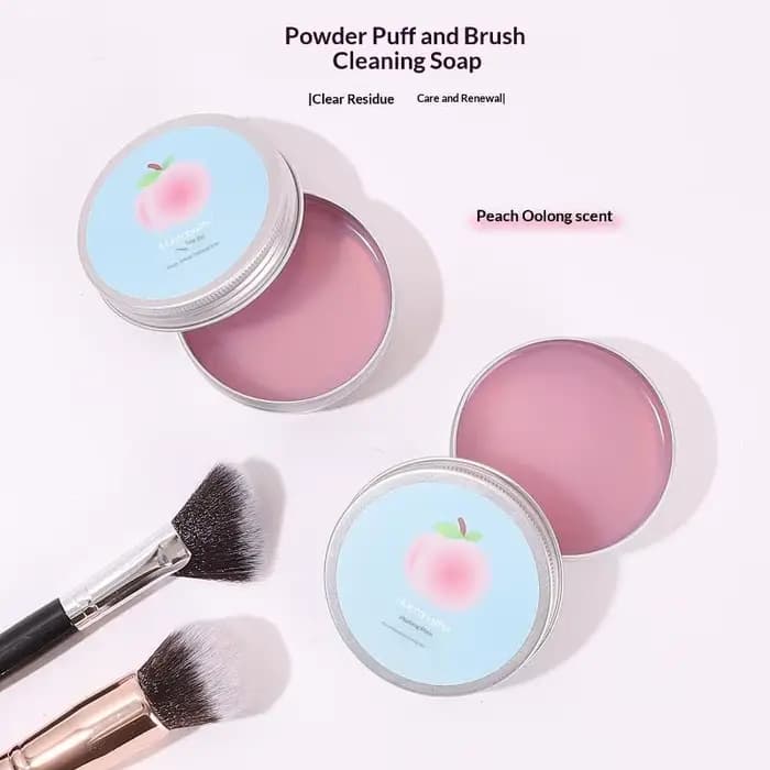 Savon nettoyant pour pinceaux de maquillage naturel