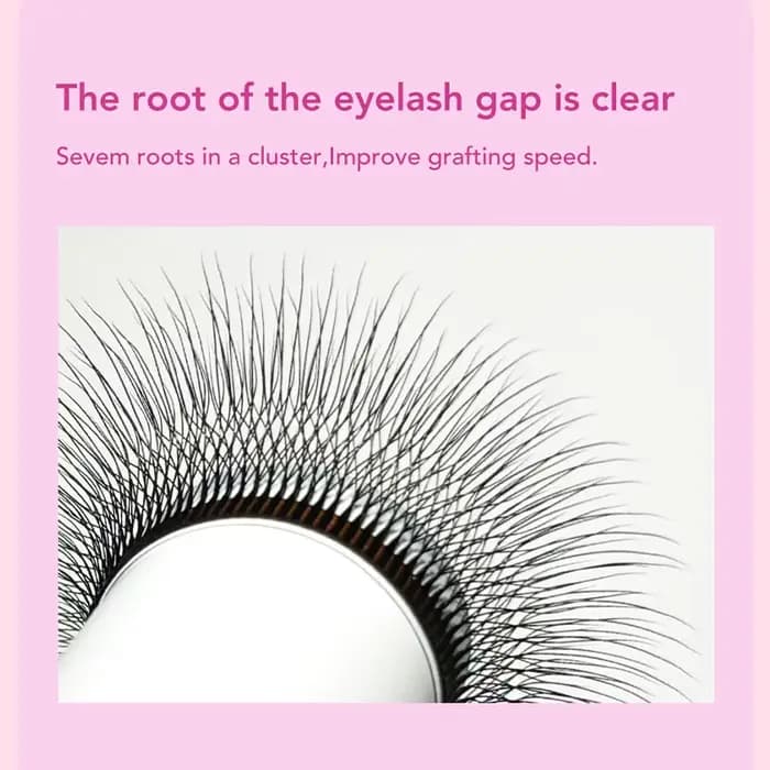 DIYDAY nouveau Style 5D W forme Extensions de cils différentes longueurs 5D en forme de W faux cils
