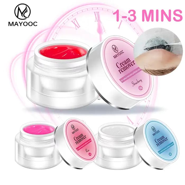 MAYOOC 5/15g dissolvant de colle à cils adhésif à séchage rapide Transparent dissolvant de crème pro