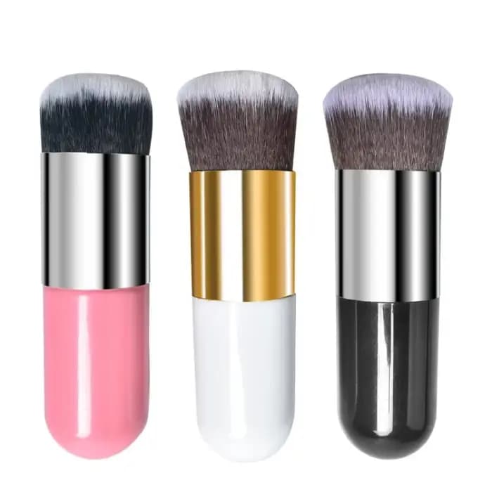 Tête de champignon gros jetée fond de teint brosse maquillage