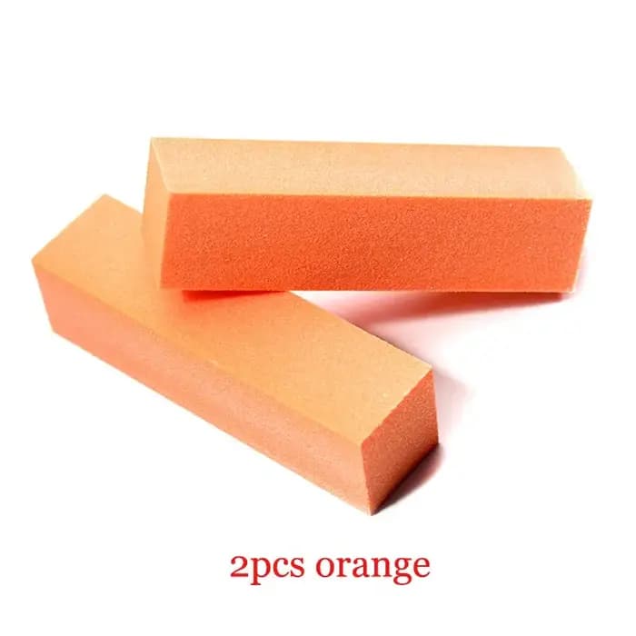 2/5/10 pièces coloré polissage ponçage fichier bloc pédicure manucure soin Nail Art éponge tampon