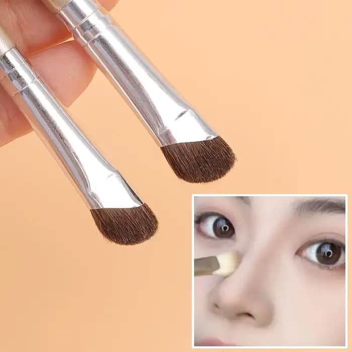 Pinceau de maquillage professionnel antarctique, ombre à barrage naturelle
