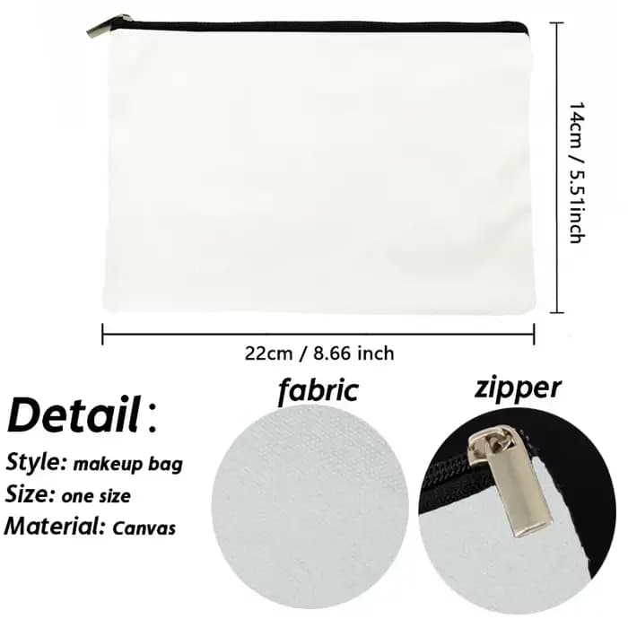 Trousse de maquillage personnalisée avec nom initial