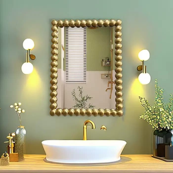 Miroir de maquillage sur pied, grand Design, organisateur de luxe, miroir de maquillage complet du c