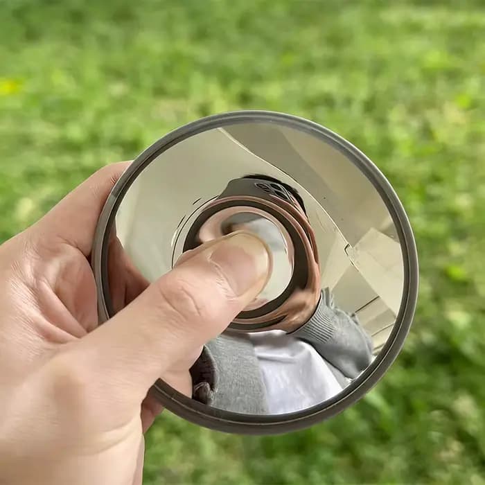 Miroir convexe rond, accessoires photo pour selfie