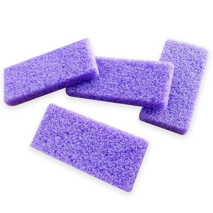 20 éponges ponce violettes professionnelles pour pédicure