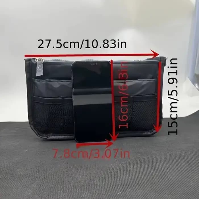 Trousse de toilette de voyage pour hommes et femmes. Tissu Oxford léger et durable avec poches zippées