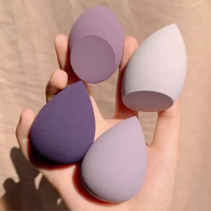 Éponge de maquillage bouffante pour fond de teint