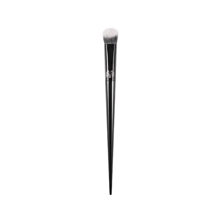 Kat Von d-pinceau de maquillage 35 pinceau anti-cernes cheveux en fibres douces élégant manche noir pinceaux