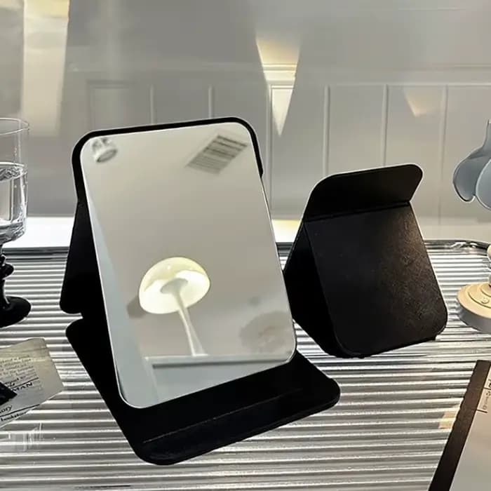 Miroir de maquillage portable de bureau