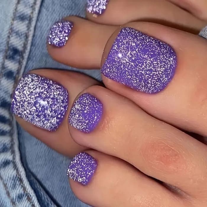 Faux ongles carrés en fleur de cerisier et diamant