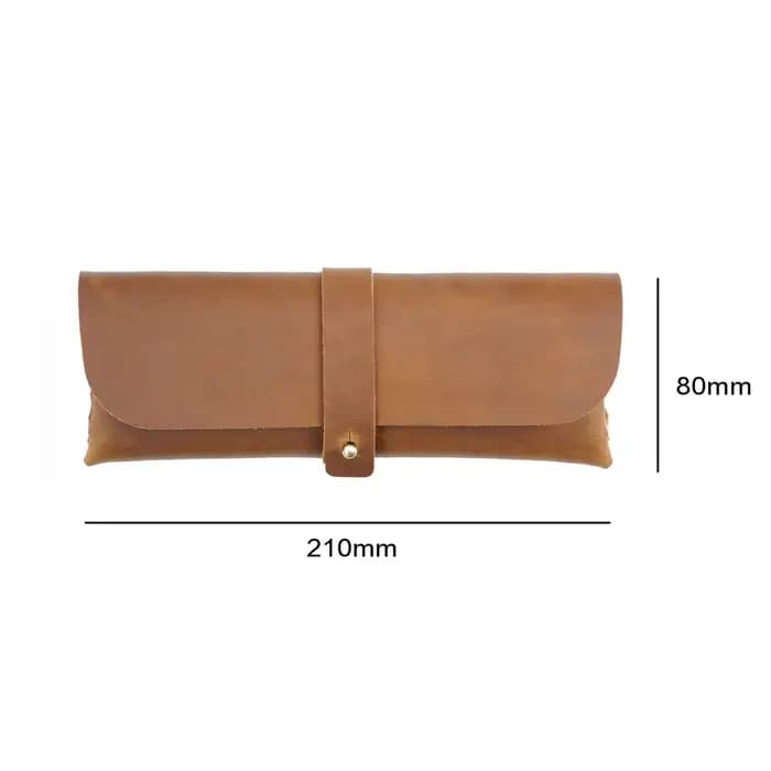 Trousse à crayons en cuir 100% pour hommes