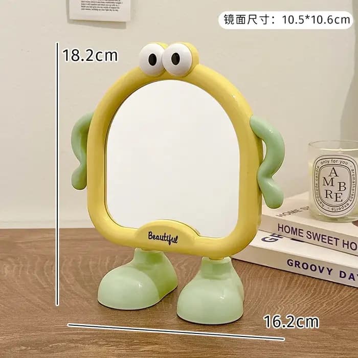 Miroir de maquillage portable HD pour bureau