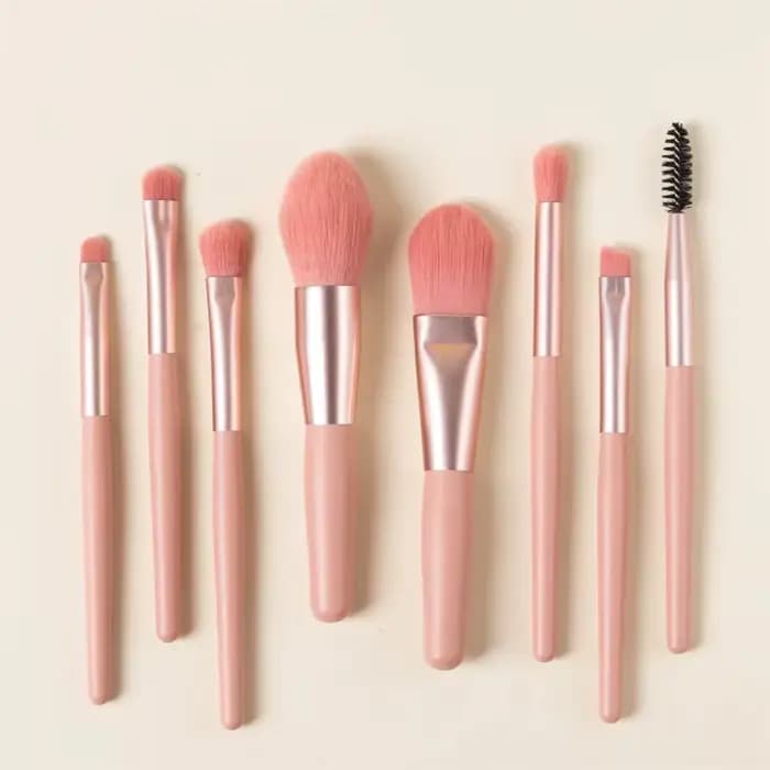Ensemble de 8 pinceaux de maquillage doux et moelleux pour cosmétiques