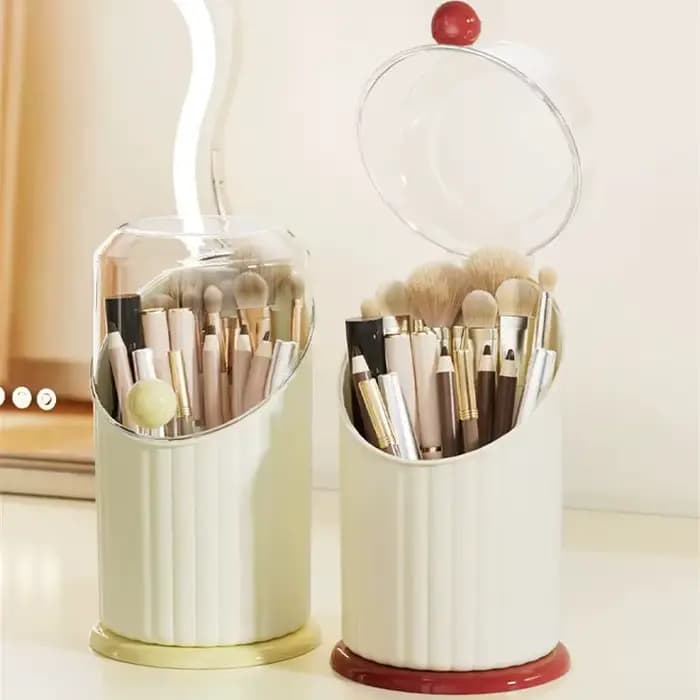 Boîte de rangement pour pinceaux de maquillage