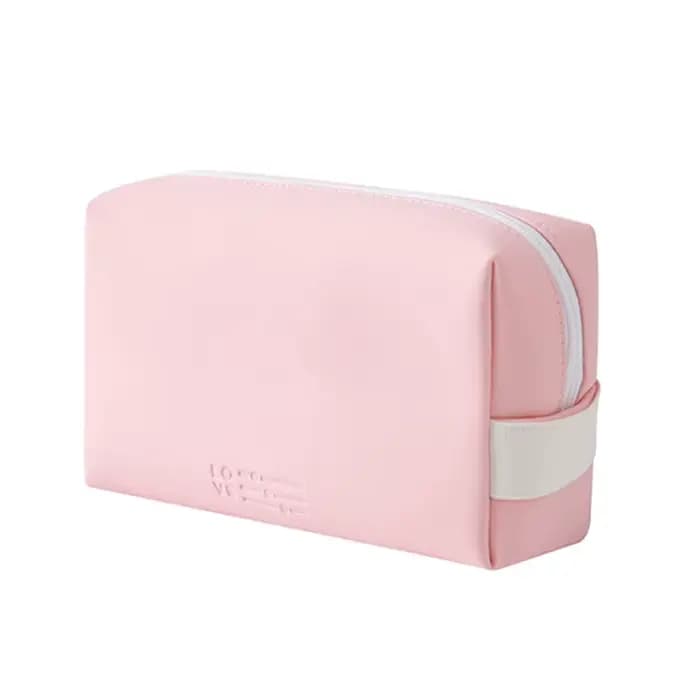 Trousse de maquillage de voyage personnalisée, sac à cosmétiques portable brodé, pochette de rangeme