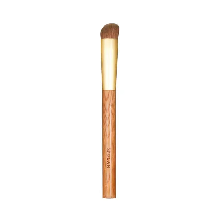 Pinceaux de maquillage professionnels faits à la main R270 doux Kolinsky cheveux rond angle correcte