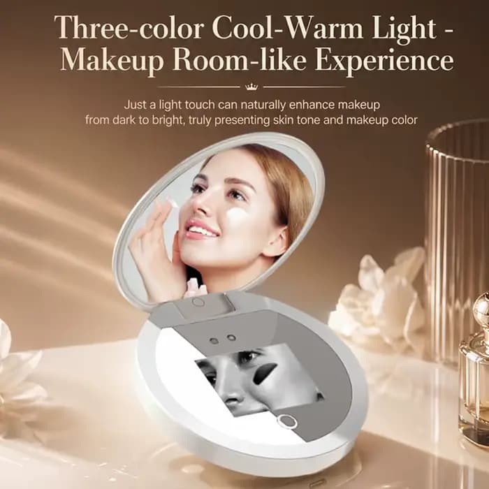 Miroir de maquillage LED portable TJMIR 2