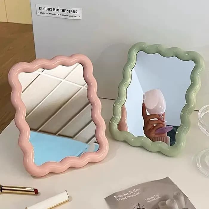 Miroir de maquillage couleur bonbon