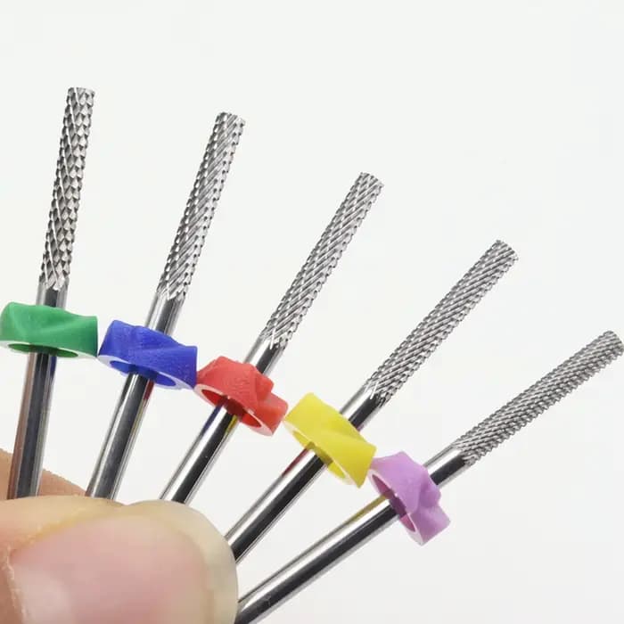 1 pièces forets à ongles de sécurité, forets à cuticules en carbure de tungstène de 3/32 ", rotation