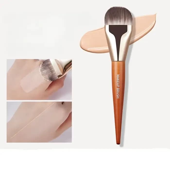 Pinceaux de maquillage professionnels en forme de langue pour femme