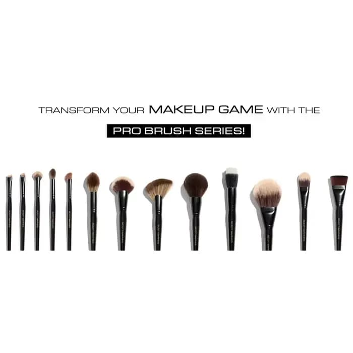 Ensemble de pinceaux de maquillage noirs de luxe de SCOTT