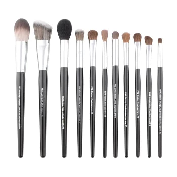 S série Pro pinceaux de maquillage poudre ventilateur fond de teint fard à joues mettre en évidence pinceau