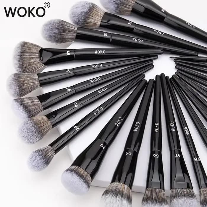 Fond de teint professionnel poudre surligneur Contour crème Blush pinceaux de maquillage correcteur fard à paupières taches Liner sourcil pinceau à lèvres