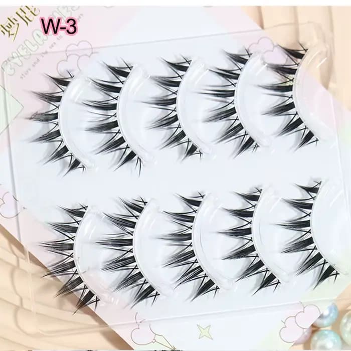 Nouvelle poupée cils Extension naturel oeil de chat faux cils Cosplay maquillage bande croisée cils