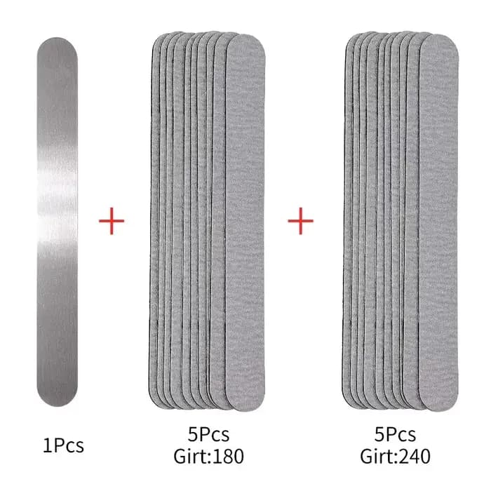 Remplacement de lime à ongles 100 à 180 outils Limas professionnels pour manucure