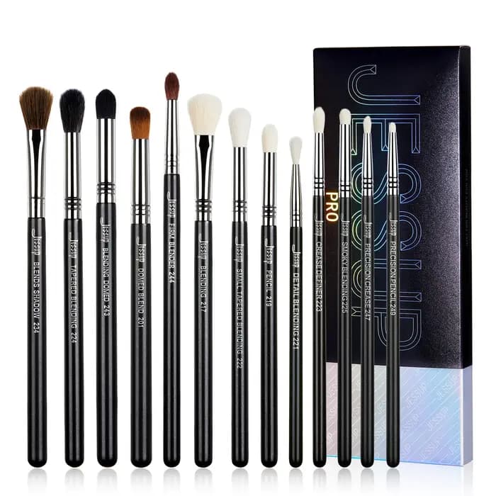 Jessup ensemble de pinceaux de maquillage pour les yeux pinceau de mélange professionnel