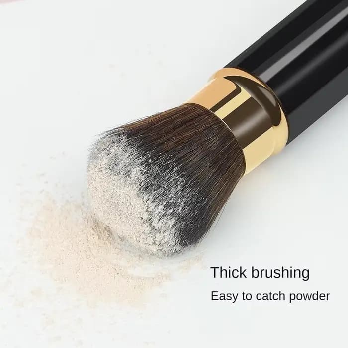 1 pièces pinceaux de maquillage rétractables poudre fond de teint mélange Blush brosse