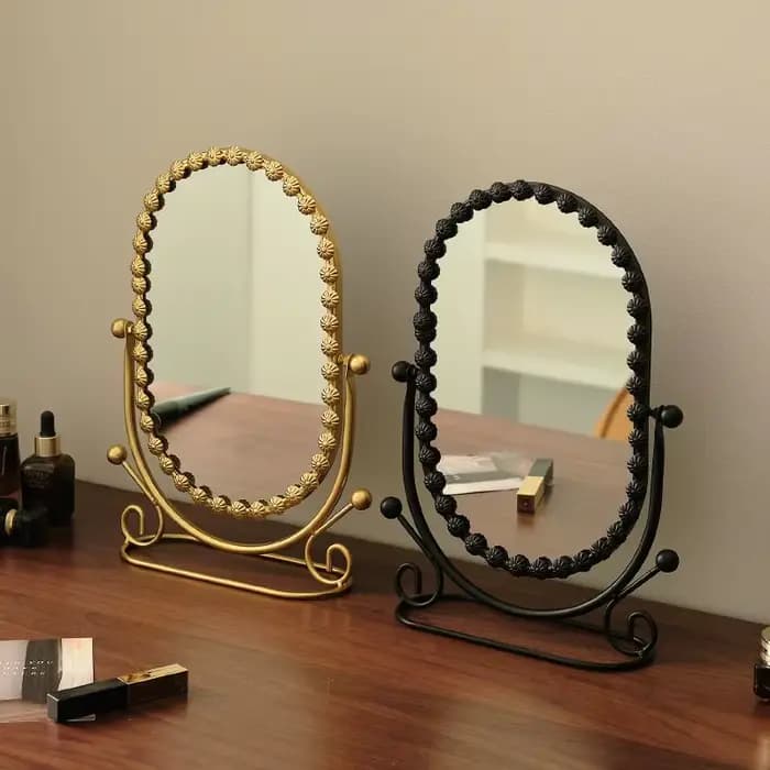 Miroir de vanité de style européen de luxe léger