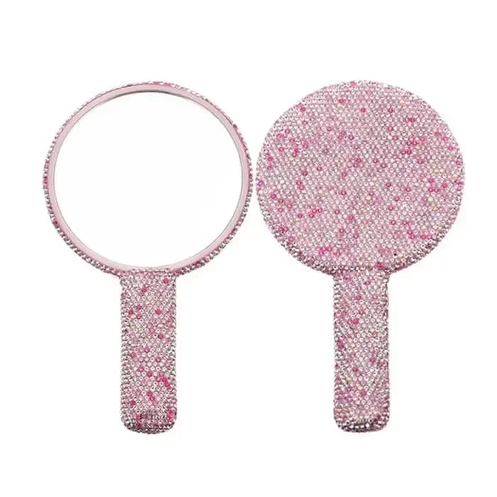 Miroir de maquillage portatif pour Extension de cils en diamant