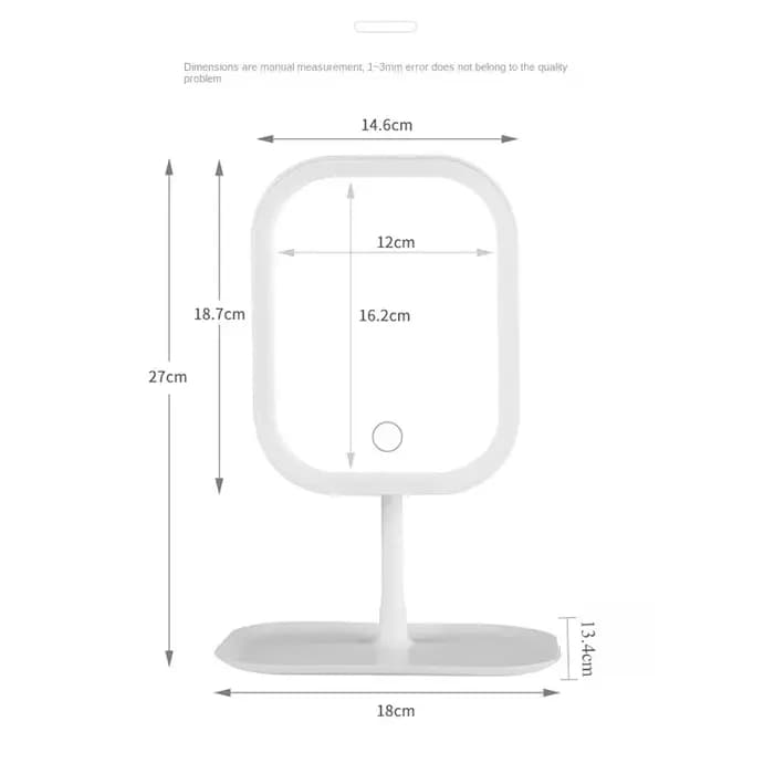 Miroir de Maquillage LED Moderne de Niche pour Bureau