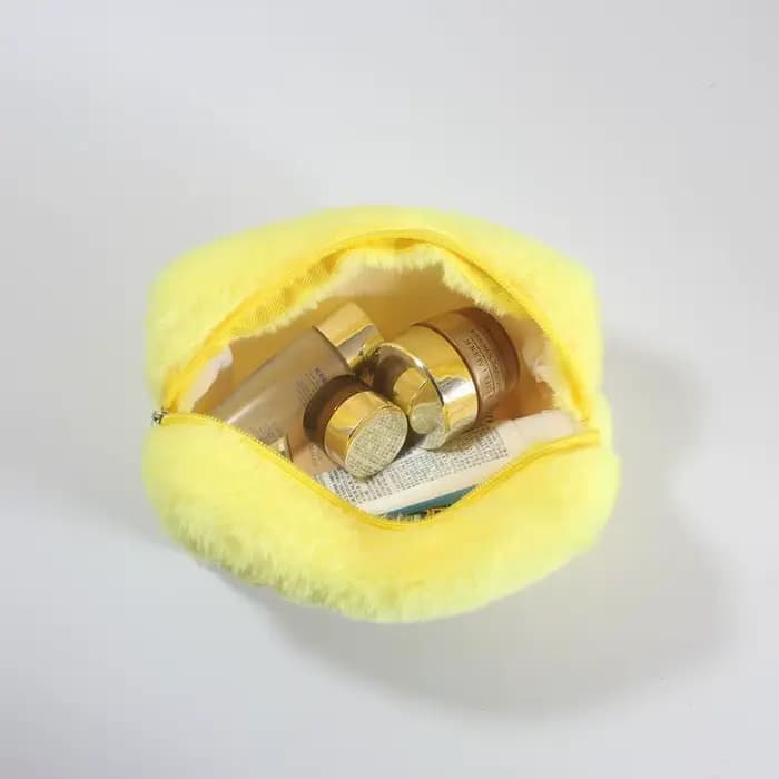 Boîte à maquillage en peluche pour fille