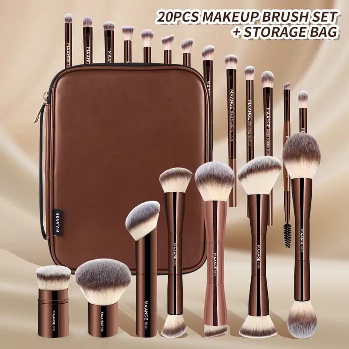 MAANGE Pro Kit de pinceaux de maquillage 20 pièces