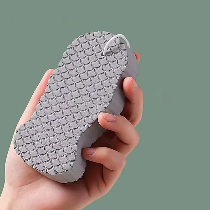 Éponge douce exfoliante pour le corps, brosse de douche, nettoyant pour la peau, éliminateur de peaux mortes