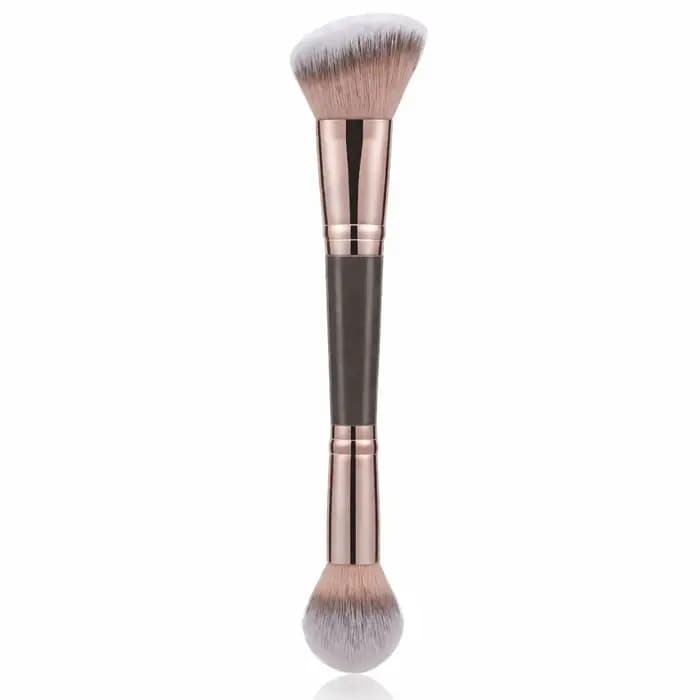 Pinceau bronzant double embout