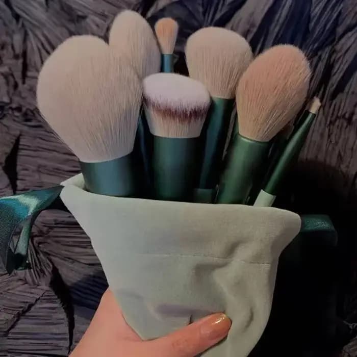 Ensemble de pinceaux de maquillage doux et moelleux