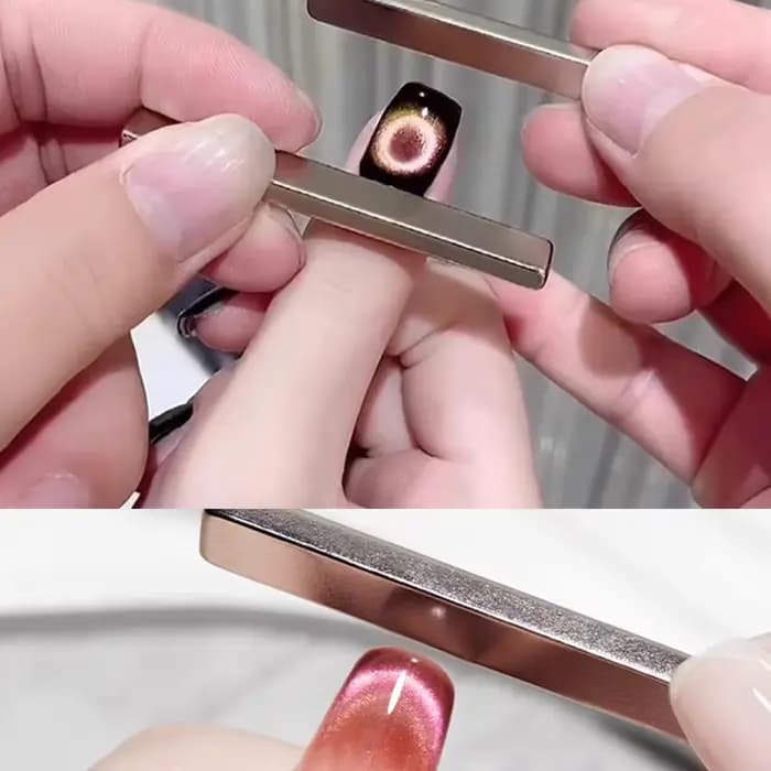 1/2 pièces Nail Art bâton magnétique 3D fort œil de chat bande magnétique ligne française bande mult