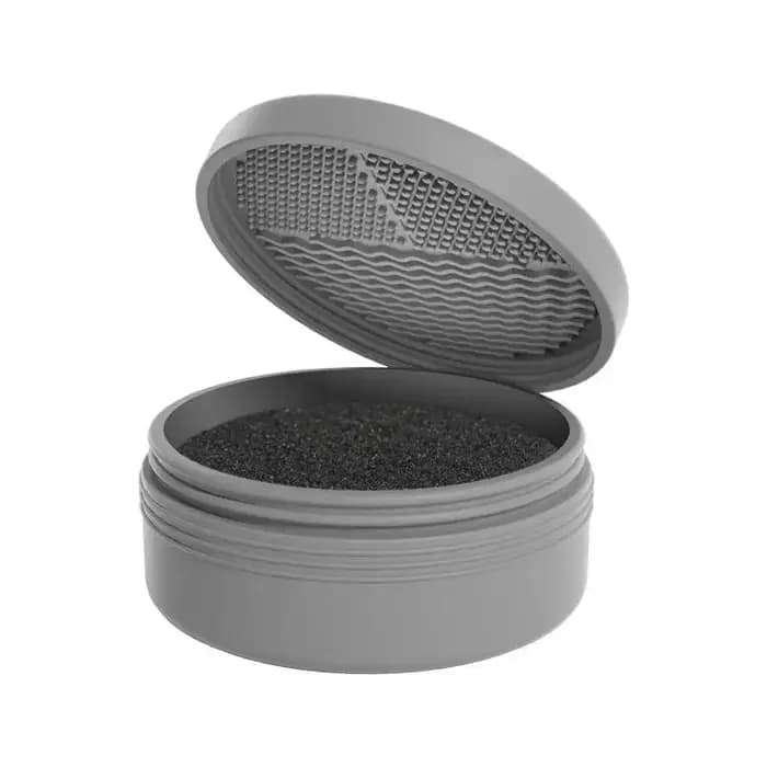 Boîte de nettoyage rapide pour pinceaux de maquillage