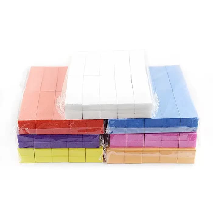2/5/10 pièces coloré polissage ponçage fichier bloc pédicure manucure soin Nail Art éponge tampon bl