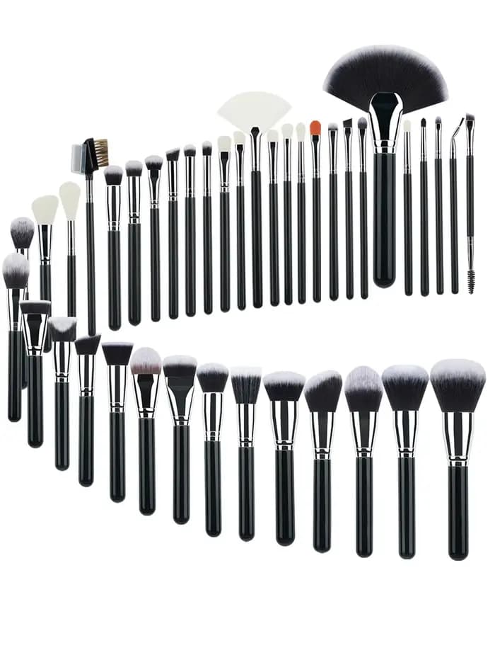 Ensemble de pinceaux de maquillage professionnels, 40 pièces, Kit de maquillage, fond de teint synth