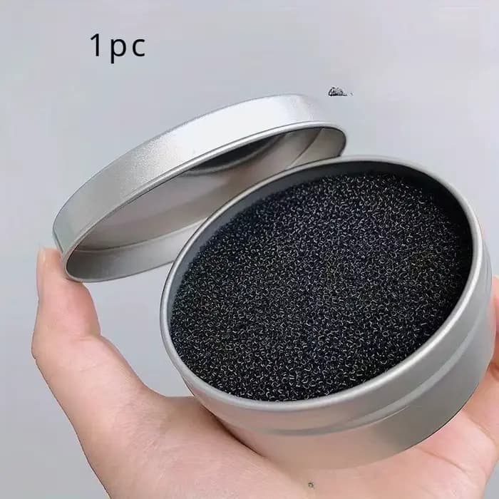 Éponge de nettoyage pour pinceaux de maquillage facile à nettoyer - outil de décoloration rapide et