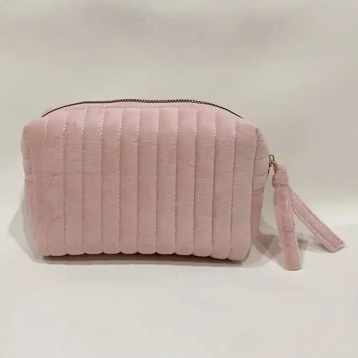 Trousse à cosmétiques en velours de grande capacité