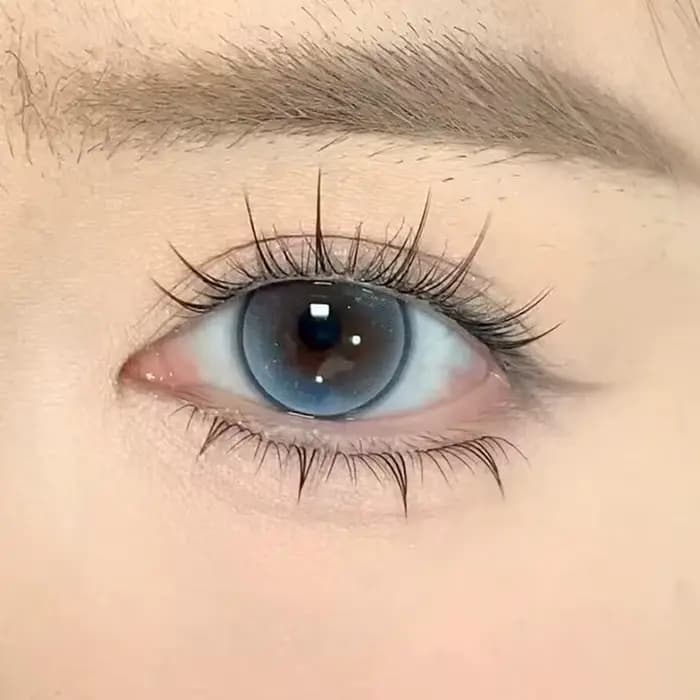 Cils segmentés de grande capacité, bande noire transparente, faux cils tournesol, Style féerique dou
